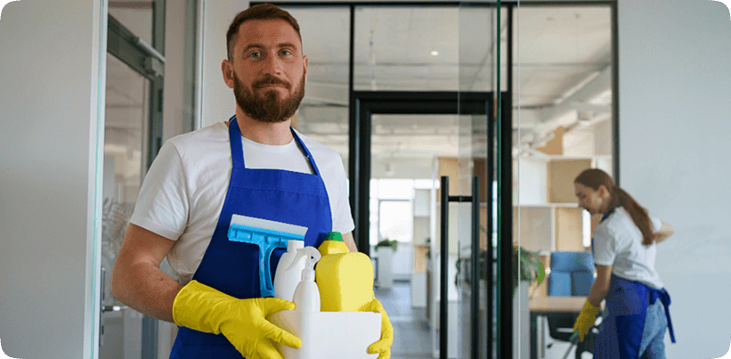 Cleaner using Pokato