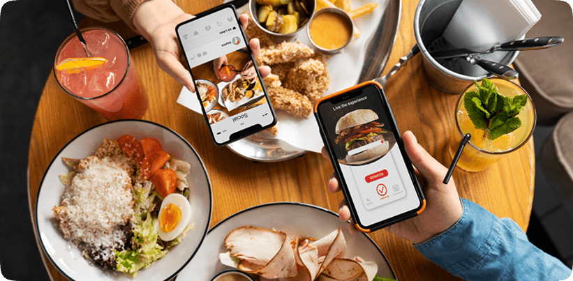 Quick service restaurant using Pokato